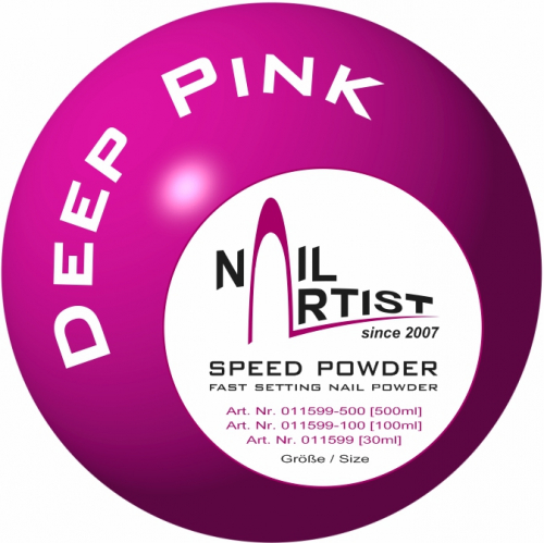 deep pink speed acryl pulver